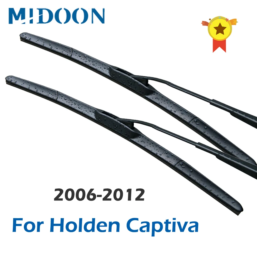 Щетки стеклоочистителя MIDOON для Holden Captiva Fit Hook Arms 2006 2007 2008 2009 2010 2011