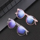 Винтажные круглые очки с защитой от синего спектра, классические сверхлегкие очки с защитой от излучения, компьютерные очки, снижающие нагрузку на глаза, 1 шт.
