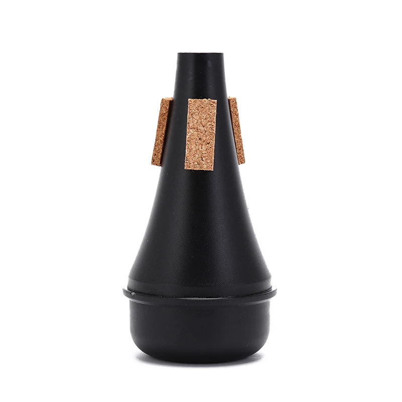 1PC Portable Trumpets Mute Practice Trumpet Straight Cup Musical Accessory High Quality Lightweight Black Silencer Beginner |