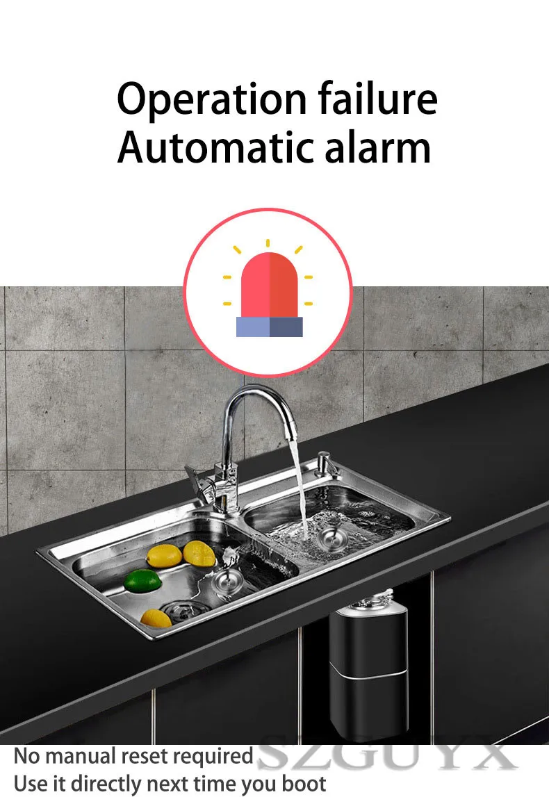 220V/930W household kitchen garbage processor garbage disposal kitchen food grinder vegetable residual peel grinder