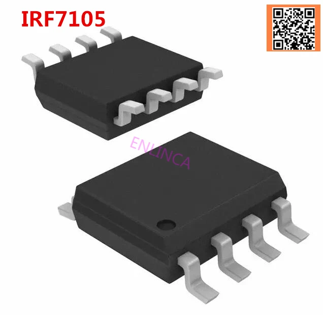 10 шт. IRF7105TRPBF SOP8 IRF7105TR SOP IRF7105 F7105 SMD хорошее качество| |