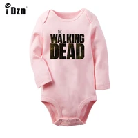 the walking dead stiles stilinski no 24 teen wolf lacrosse printed newborn baby outfits long sleeve jumpsuit 100 cotton