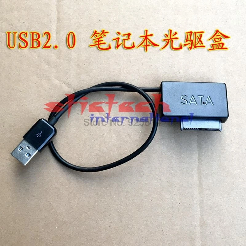 Dhl ИЛИ ems 50 шт. 2017 универсальная Продажа USB 2 0 до 7 + 6 13Pin Slimline SATA DVD CD Rom Оптический
