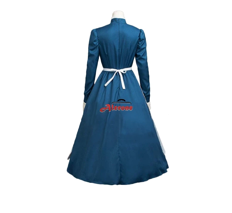 Howl движущийся замок косплей костюм Софи Hatter длинное платье Женский на Хэллоуин |