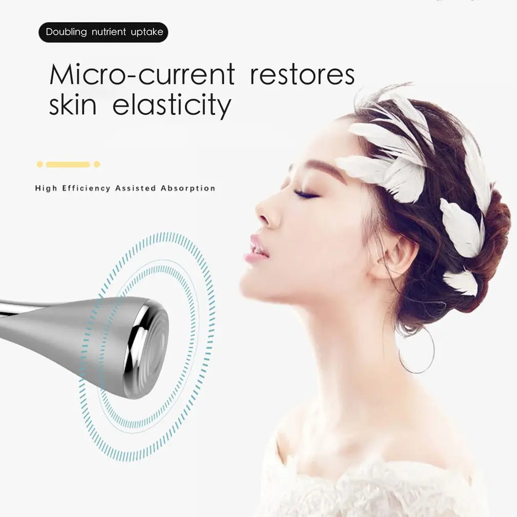 Магнитный ионно Очищающий Инструмент красота микро токовое омоложение ионная