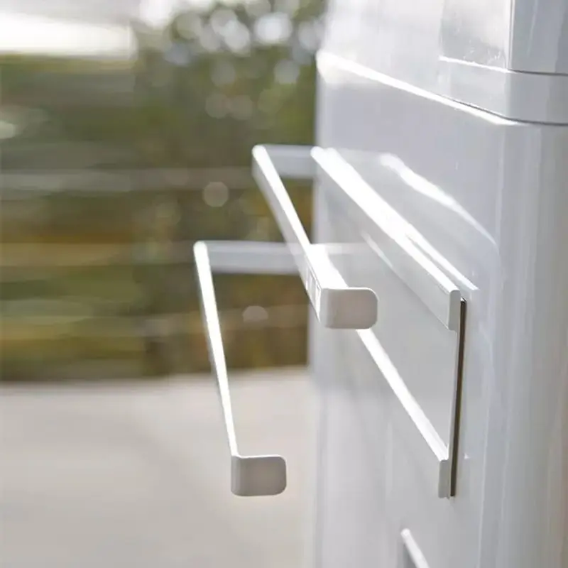 

Bathroom Magnet Towel Rack Toilet Roll Paper Holder Home Kitchen Wall Organizer