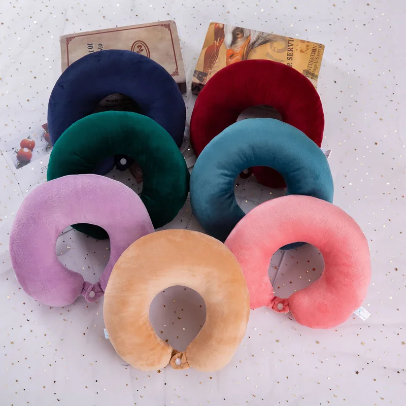 

Новинка, 10 шт., недорогая плюшевая игрушка, U-образная подушка, Офисная Подушка для сна, подушка для вождения шеи, подарки компании, офисные по...