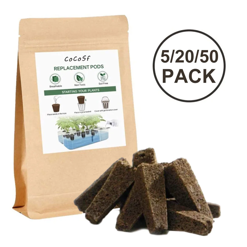 Губка для семян губка пуска заменяемая роста корней заглушки гидропоники