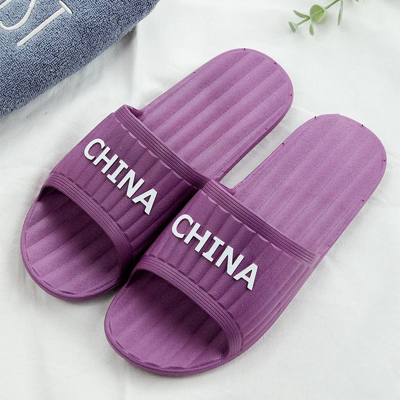 

Sandals and Slippers Women Summer Fashion Home Indoor Plastic Soft Bottom Non-slip Couple Summer Bathroom Men's Slippers