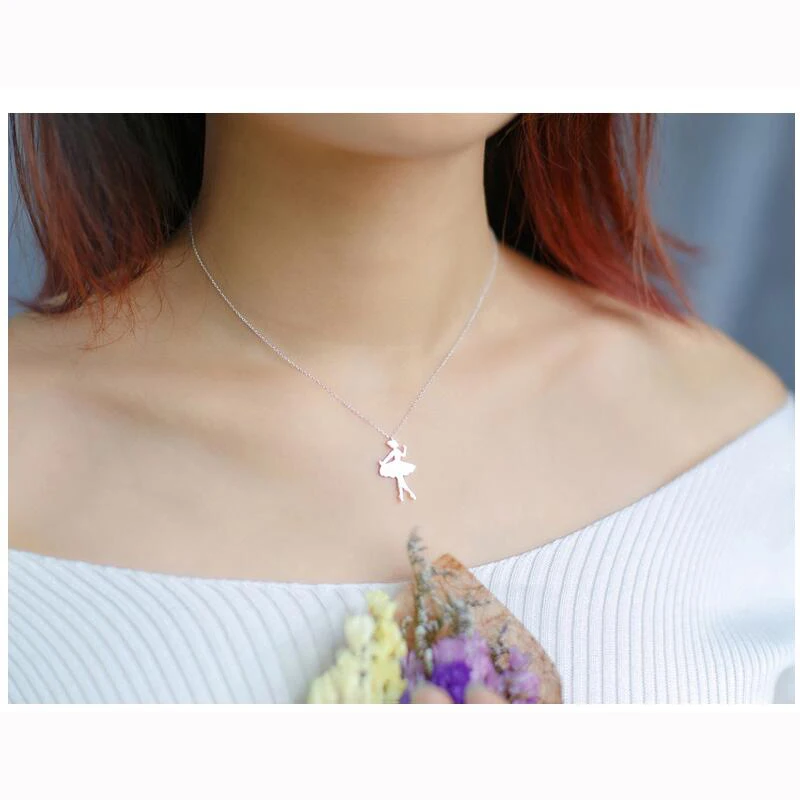 Trustdavis подлинное серебро 925 пробы модное милое короткое ожерелье с подвеской для