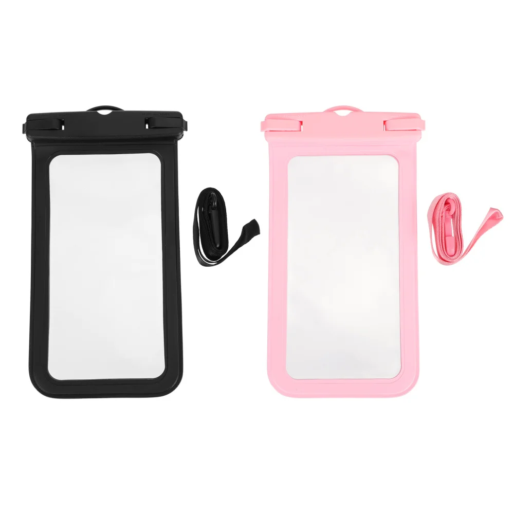 

2Pcs Waterproof Phone Bags Diving Phone Protection Bags Outdoor Mobile Phone Bag