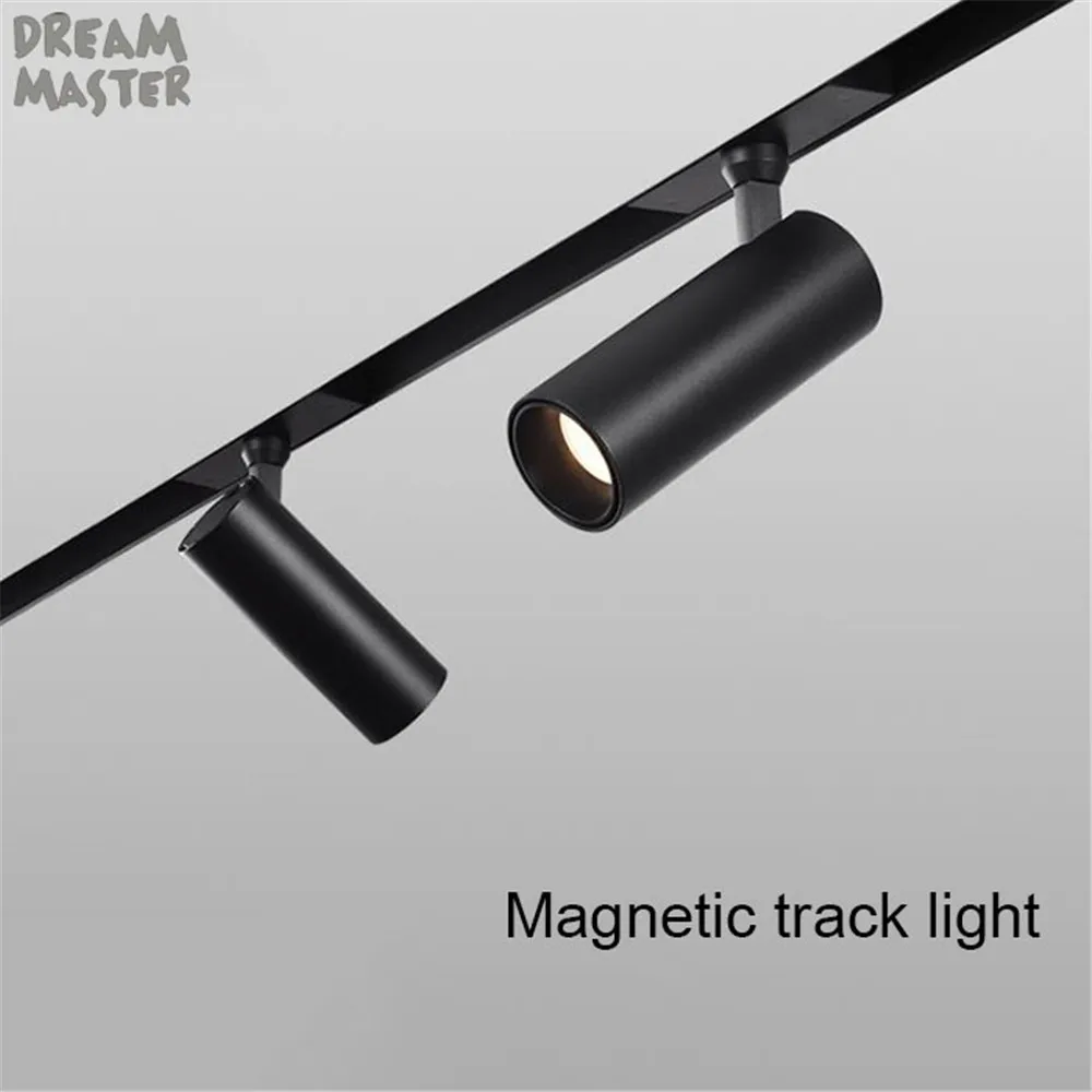 Новинка 2019 24 В постоянного тока магнитный Трековый светильник 7 Вт