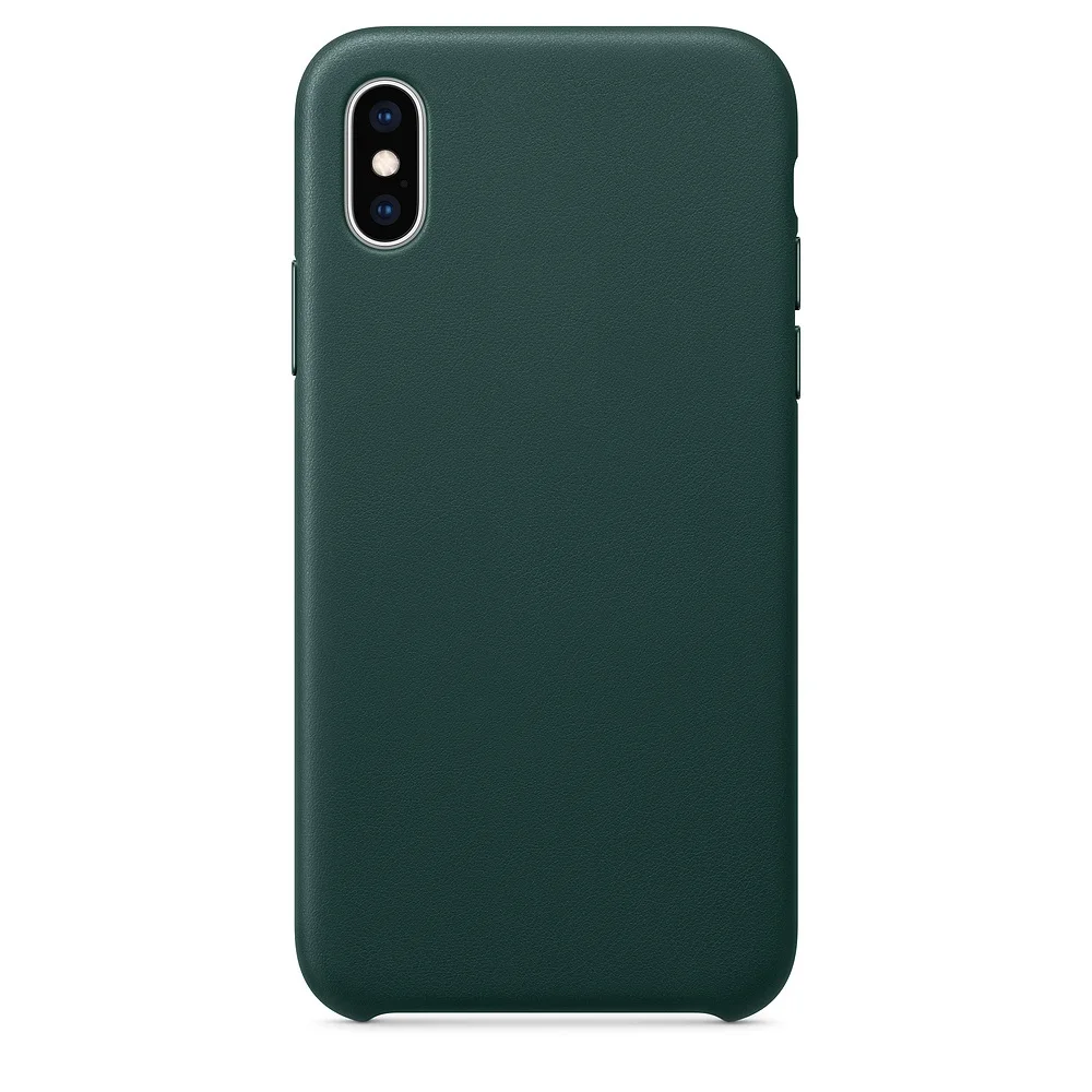Высокое качество Натуральная кожа чехол для iphone XS XR Max задняя крышка с