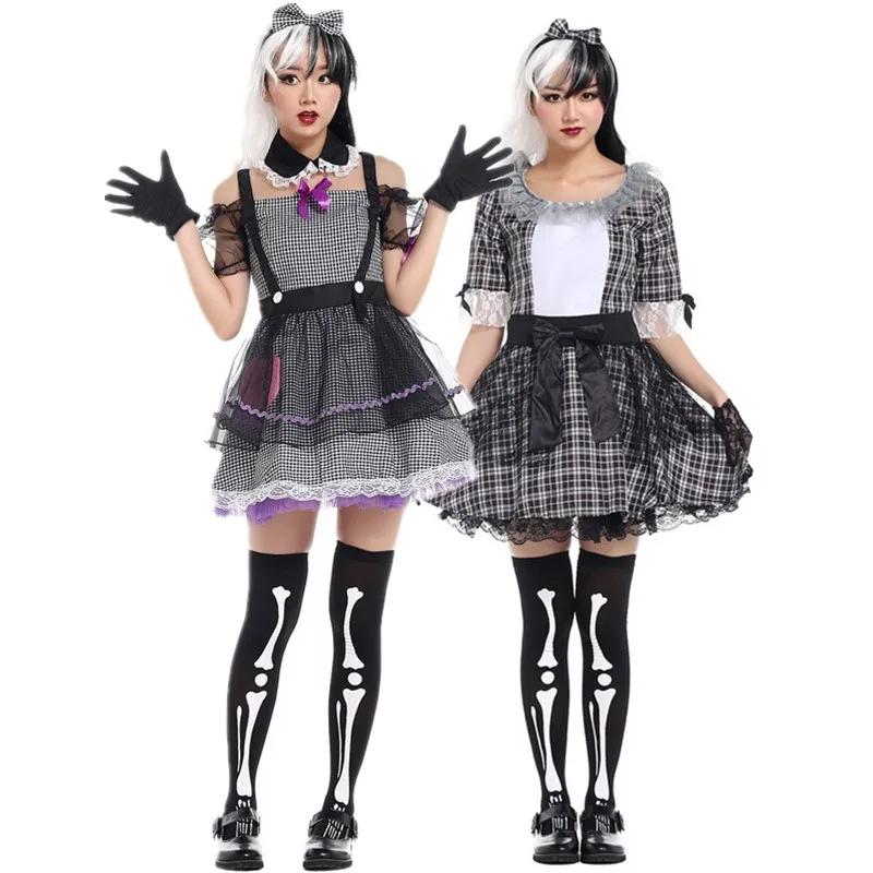 Женское платье для косплея Алиса в стране чудес|Праздничные костюмы| |