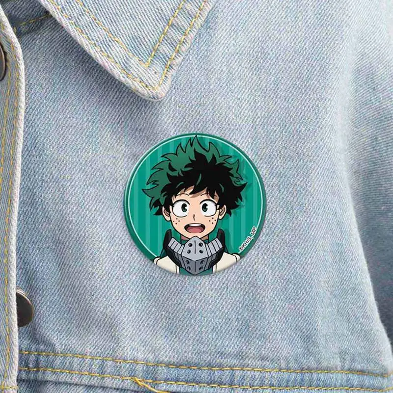 

My Hero Academia Bakugou Katsuki Kirishima Eijirou Metal Badge Pin Brooch Clothes Accessories Decoration