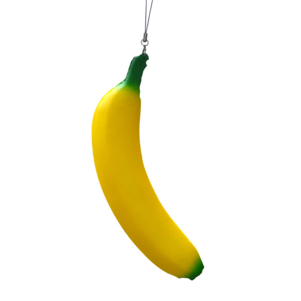 

Декомпрессионная игрушка из ПУ искусственной кожи, украшение для стола в виде большого банана, аксессуары для моделей фруктов, прочные игру...