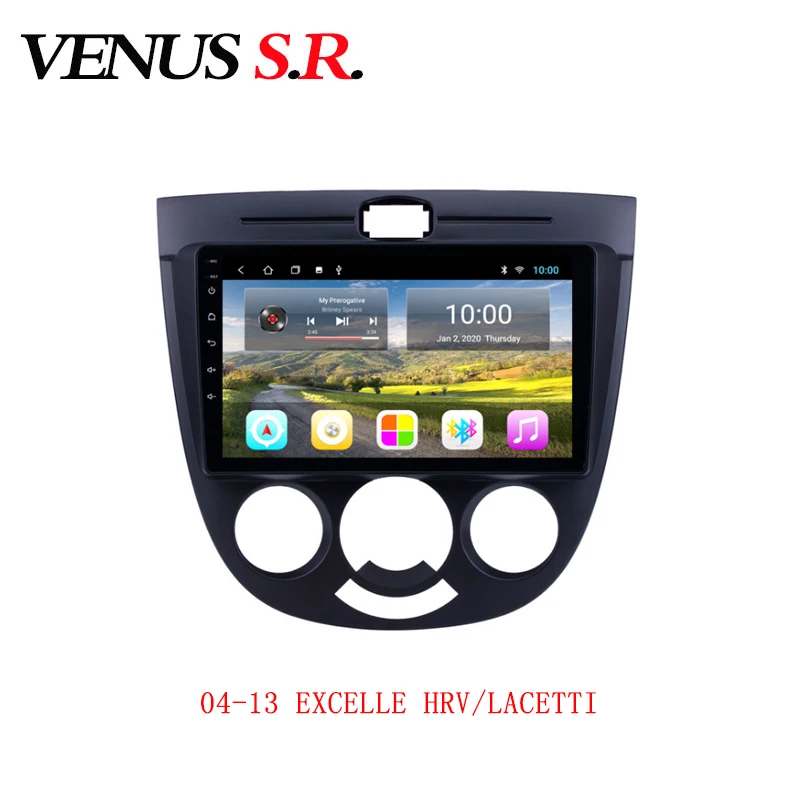 Автомобильный DVD плеер VenusSR Android 9 1 GPS навигация мультимедиа для Chevrolet Lacetti Buick Excelle
