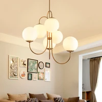 modern hanging design milk white glass ball pendant light suspension e27 led pendant lamp for living dining room bar restaurant