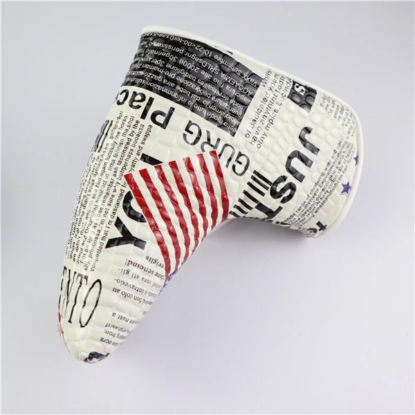 Чехол для клюшки гольфа с магнитной застежкой американским флагом из