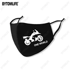 Мотоциклетная маска BMW R1200 GS One World из полиэстера, моющаяся, дышащая, многоразовая, водонепроницаемая и Пыленепроницаемая