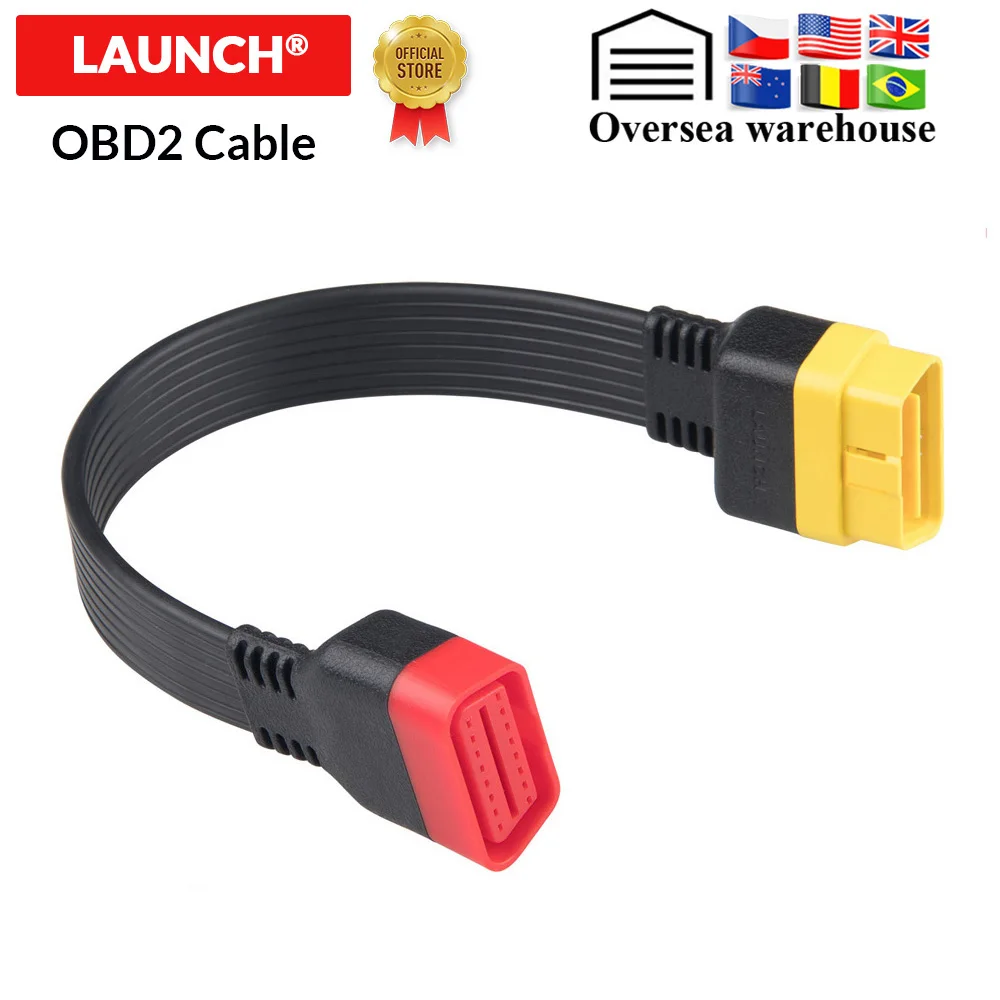 Кабель удлинитель Launch OBD для X431 V/V +/PRO 3/Easydiag 3 0/Mdiag/Golo основной Расширенный разъем