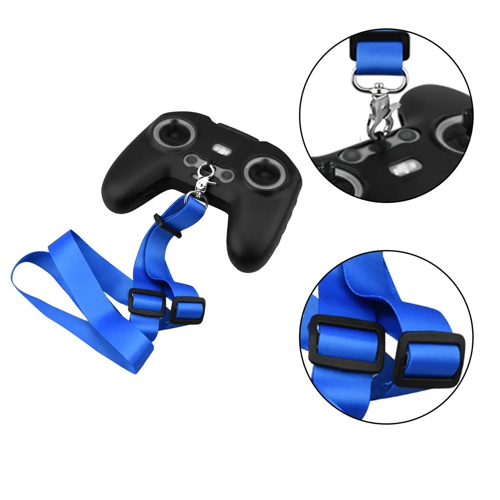 Silicone Sleeve Cover Neck Strap for DJI Motion Controller Protective Skin Case Anti-Lost Lanyard for DJI FPV Combo Accessories