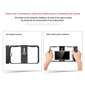 Mcoplus camera Phone Stabilizer for iPhone Xs Max Xr X 8 Plus 7 for Huawei for Samsung S9,8 Outdoor Phone Holder for Canon Nikon 2