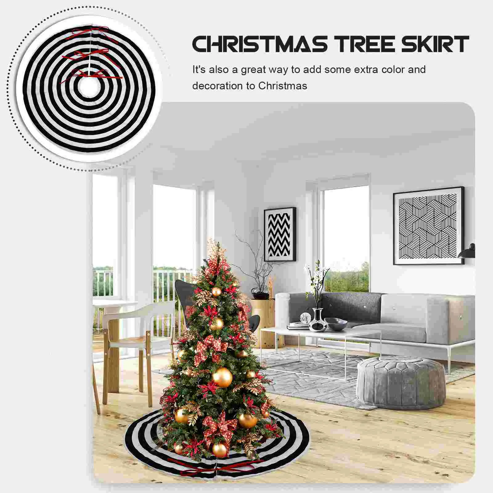 

1 шт., декоративная двухслойная короткая плюшевая юбка в виде рождественской елки