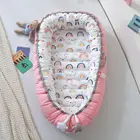 Переносная детская кроватка-гнездо для новорожденных, для мальчиков, подушка для девочек амортизирующая детская колыбель, подушечки для кровати, люлька для малыша