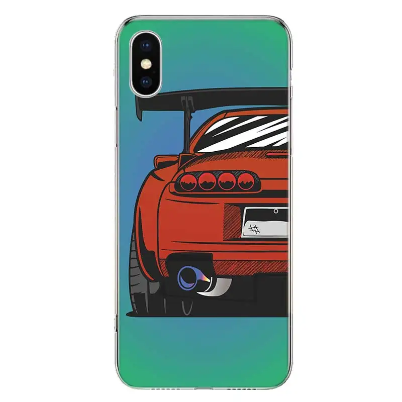 Male Men JDM Sports Cars Comic Phone Case For Apple iphone 14 13 12 11 Pro Max SE 2020 X XS XR 7 8 6 6S Plus Soft Cover Coque