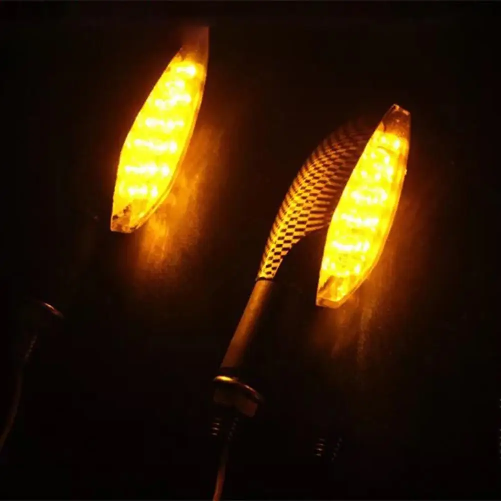 

2Pcs Universal 16 LED 12V Serpentine Motor Turn Signal Lights Flashing Indicator