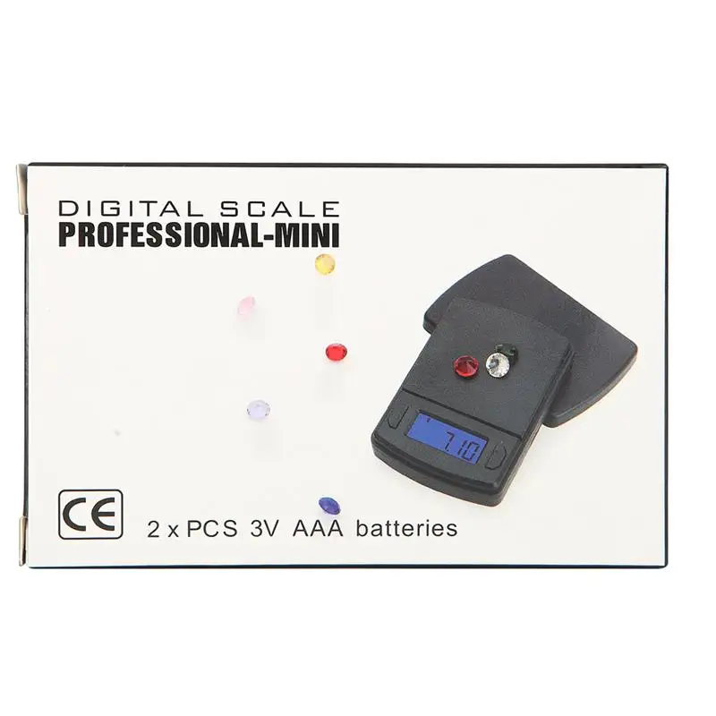 

100g/200g/300g/500g x 0.01g Mini Pocket Digital Scale for Gold Sterling Silver Jewelry Scales Balance Gram Electronic Scales