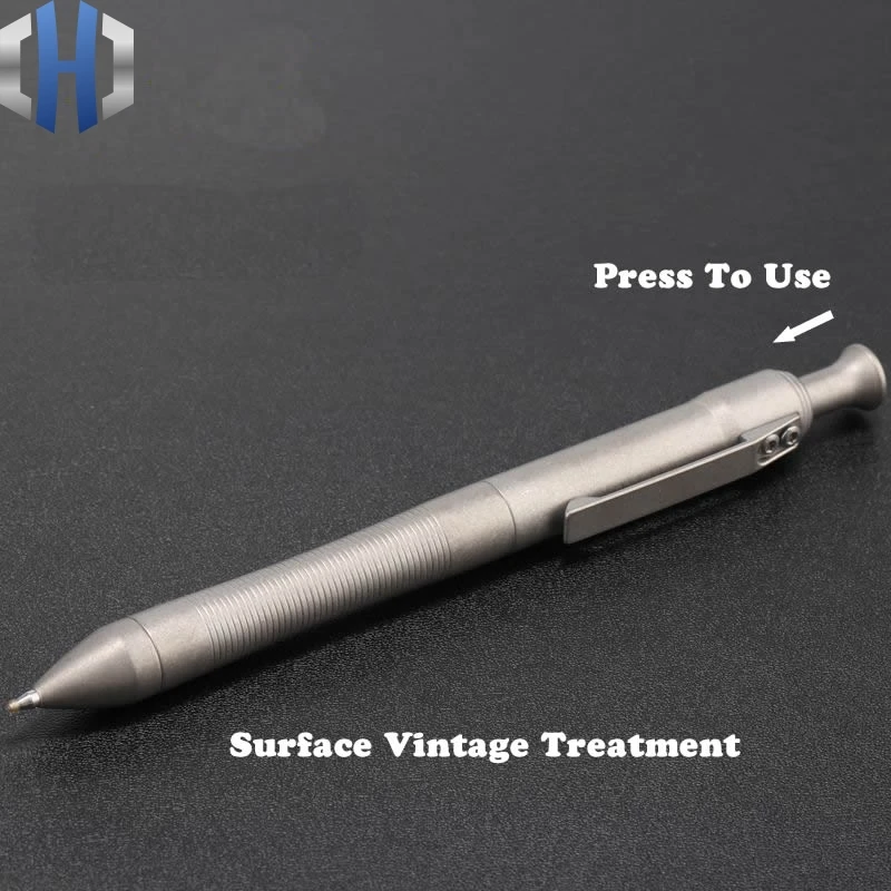 Высококачественная титановая тактическая ручка TC4 для самообороны письма