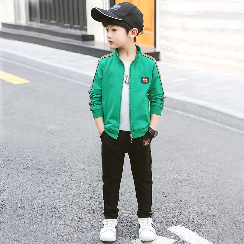 Детская одежда наряды для девочек с оборками комплект одежды куртка + футболка