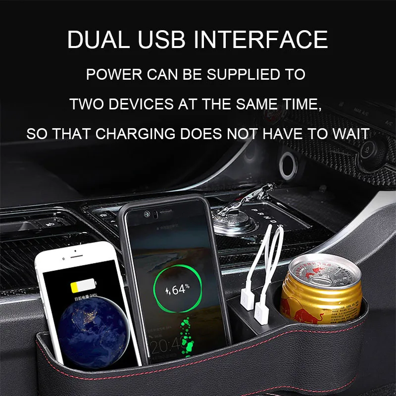 2 шт. кожаные чехлы для автомобильных сидений 2USB-порта | Автомобили и мотоциклы