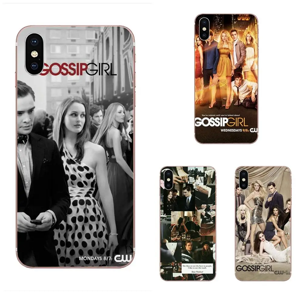 Мягкий модный чехол для Apple iPhone 4 4s 5 5C 5S SE 6 6S 7 8 Plus X XS Max XR Сплетница горячий