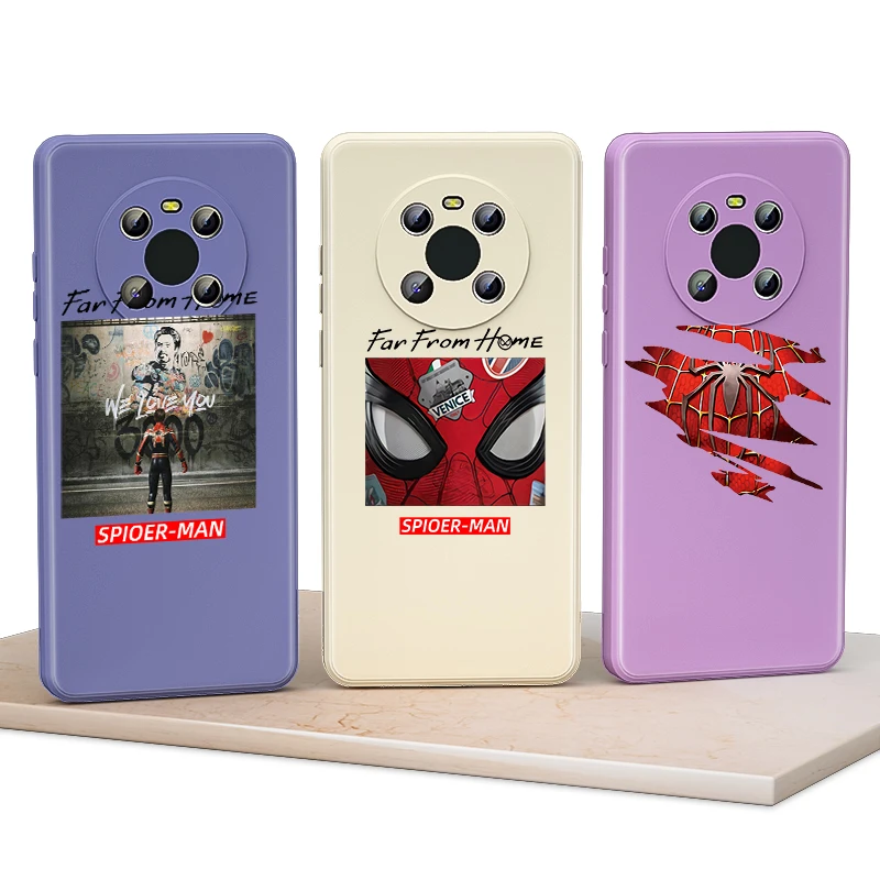 Чехол для телефона из ТПУ с изображением Супергероя человека-паука Huawei Y5 Y6 Y7 Y9 Pro