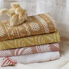 Пеленка из детское бамбуковое одеяло органического хлопка для новорожденных, нагрудники для кормления