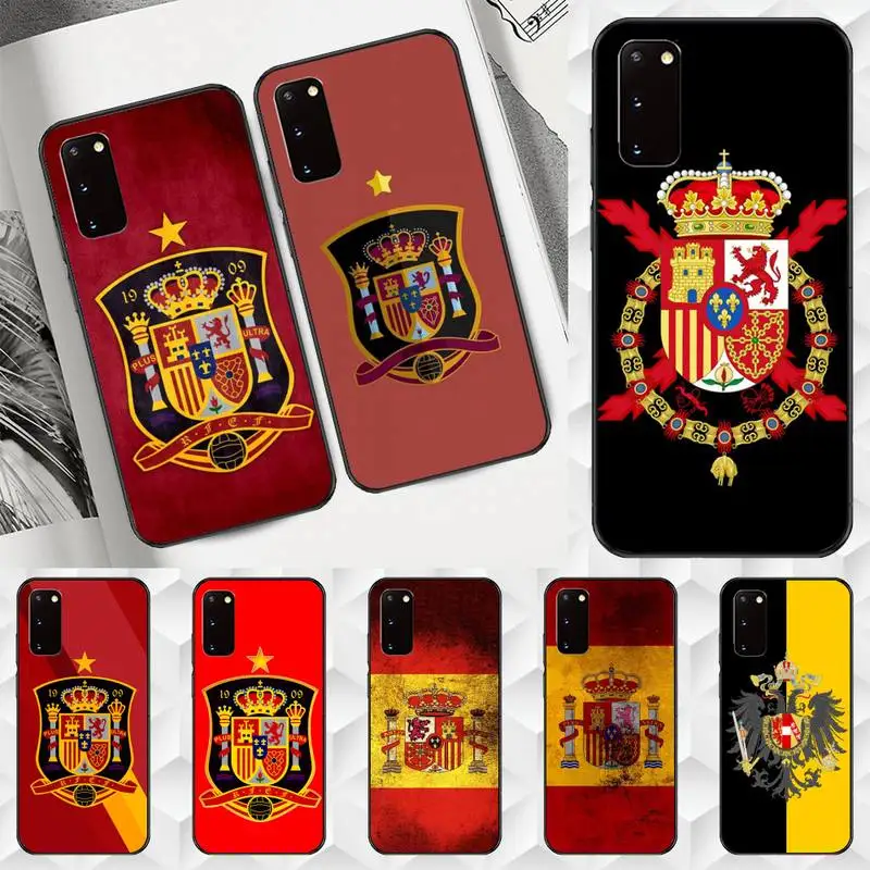 

Spain Coat of Arms Flag Phone Case for Samsung A10 A10S M10 M11 M20 M30 M31 S M21 M51 cover coque