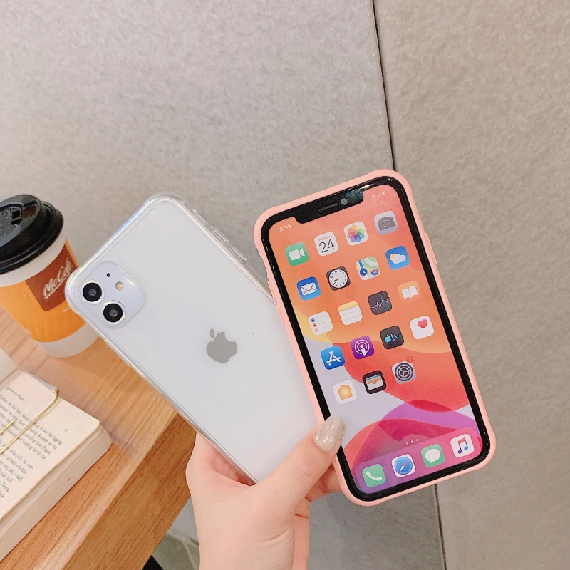 Abmos Phone Case PC + TPU two in one for iphone 11 7 8 6 6s plus X Xs max Xr Pro |