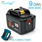 Аккумулятор Waitley 18 в, 9 А ч, для электроинструмента Makita BL1830, BL1840, BL1850, BL1860, 1890, 18 в, 9000 мА  ч, литий-ионный, 9 А