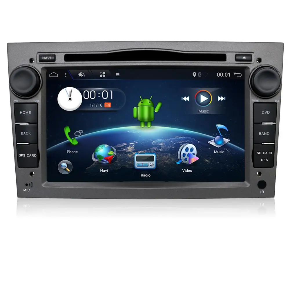 Автомагнитола 4 Гб + 64 ГБ Android 10 0 2 Din автомобильный DVD мультимедийный плеер для Opel