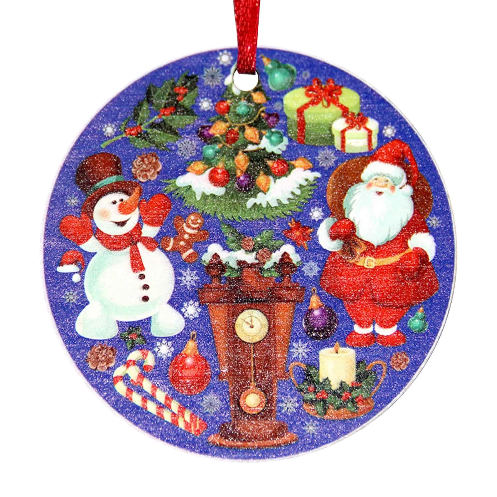 

Cute Christmas Tree Hanging Pendant Decor Toys Resin 2021 Christmas Holiday Decor Souvenir Personalized Family Santa Compatible