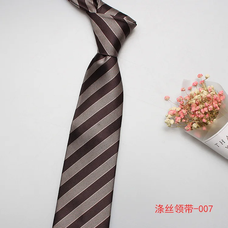 

2021 Classic Polyester Ties Men's Wedding Dress Tie Narrow Necktie Slim Skinny Cravate Business Jacquard Corbatas Neckties