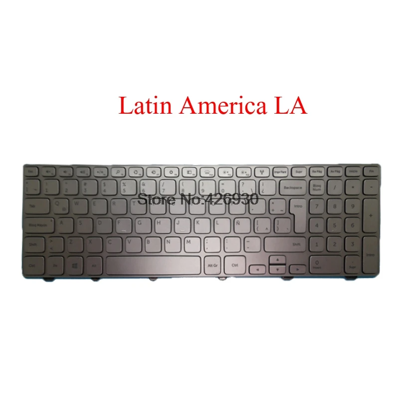 Ноутбук GK HU LA клавиатура для DELL Inspiron 17 7737 7746 0YGG0V YGG0V Греческий Иврит Латинская