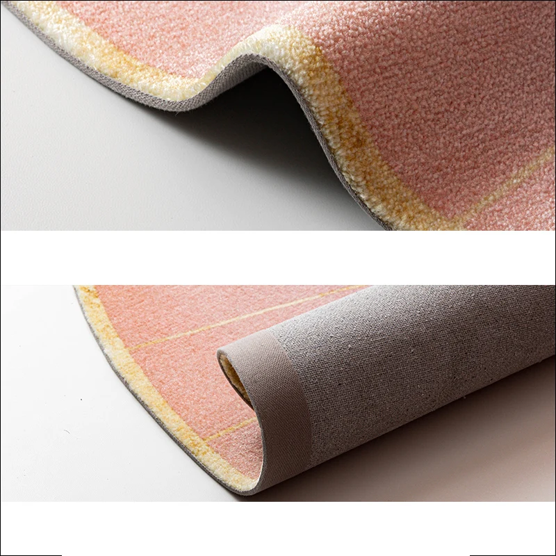 

Nordic Luxury Round Carpet Living Room Modern Pink Girl Room Carpet Home Decor Sofa Coffee Table Rug Thick Round Rugs and Carpet