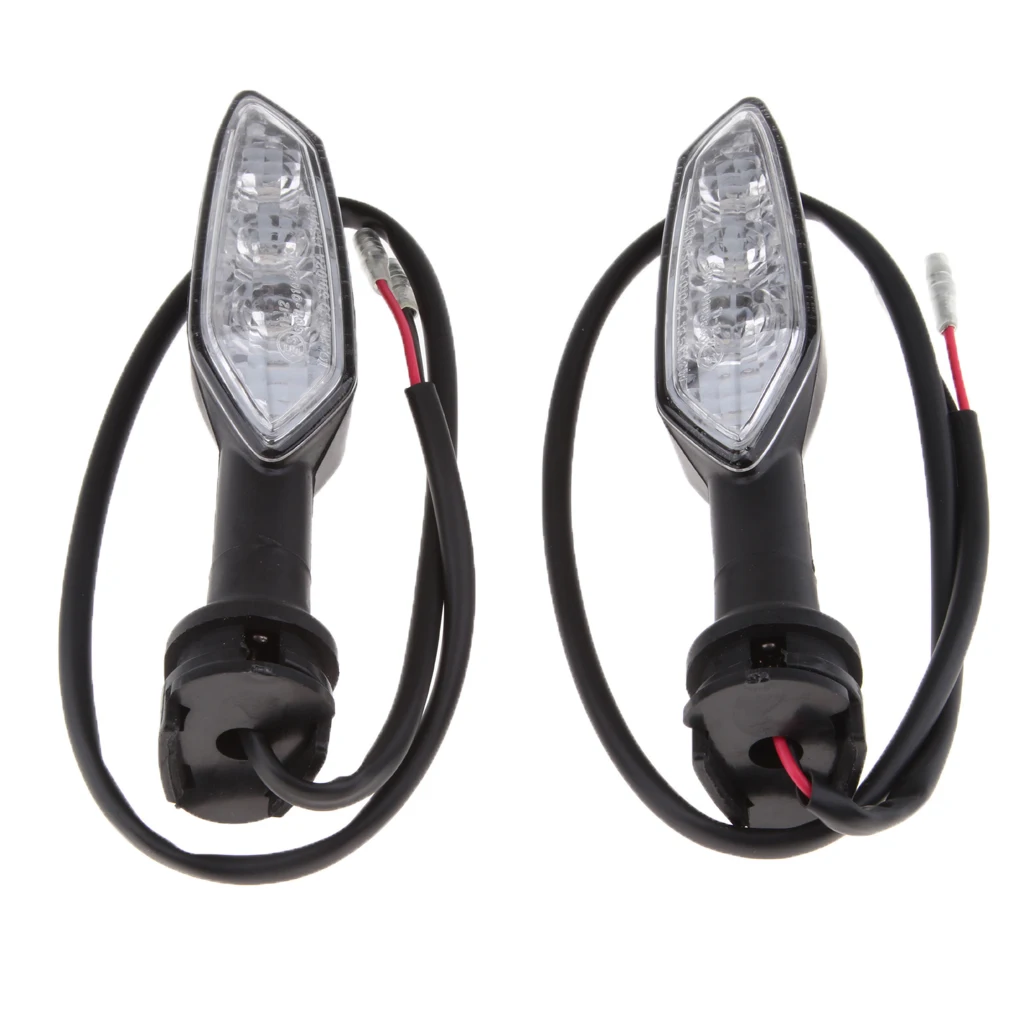 1 пара 12В LED Янтарный указатель поворота Индикатор мигалки для YAMAHA MT 01 25 03