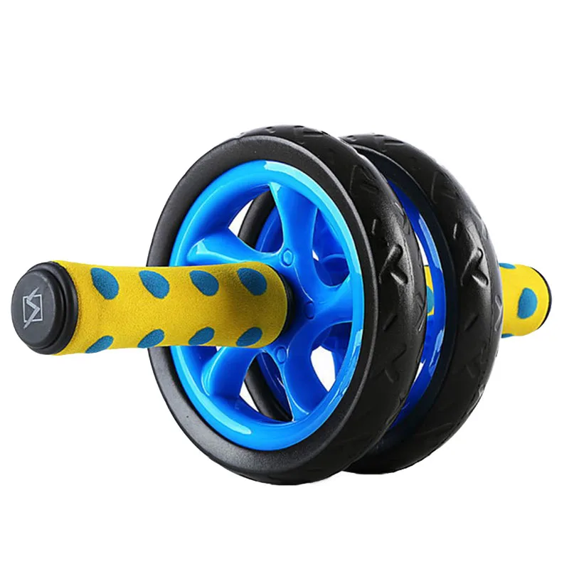 Двухколесный тренажер для пресса ab ролик тренировочный abs мышц брюшного