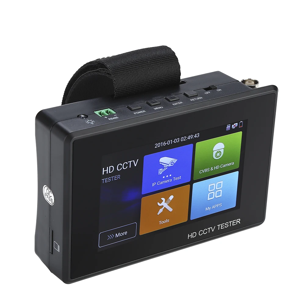 4 &quotipc тестер монитор 8MP TVI CVI AHD 4K Камера Безопасности HD H.265 PTZ контроль ONVIF ipc POE