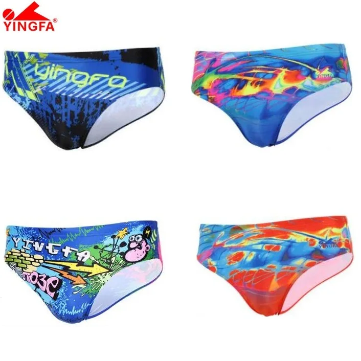 YINGFA Новые конкурентоспособные Купальники для мальчиков, детские плавки, трусы для соревнований, купальные костюмы для мужчин, профессиональный треугольный купальник